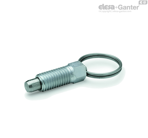 GN 717 Indexing plungers Steel | Elesa+Ganter